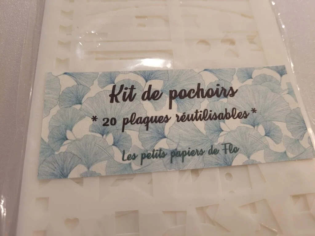 Pack de 20 planches de pochoirs