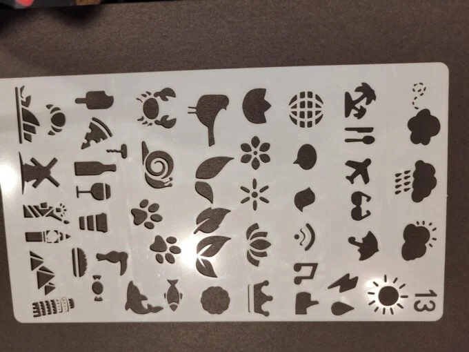 Pack de 20 planches de pochoirs – Image 5