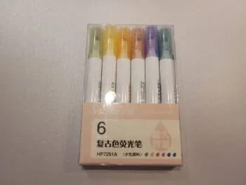 Pochette feutres larges