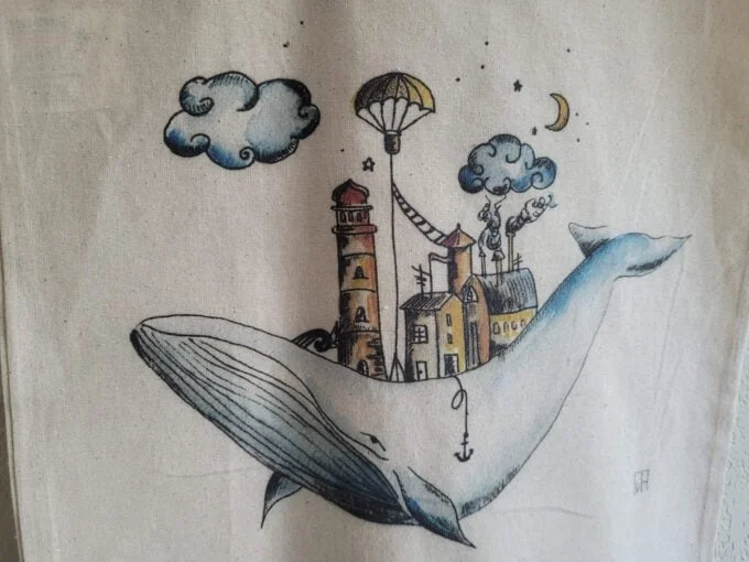 Tote bag Baleine – Image 4