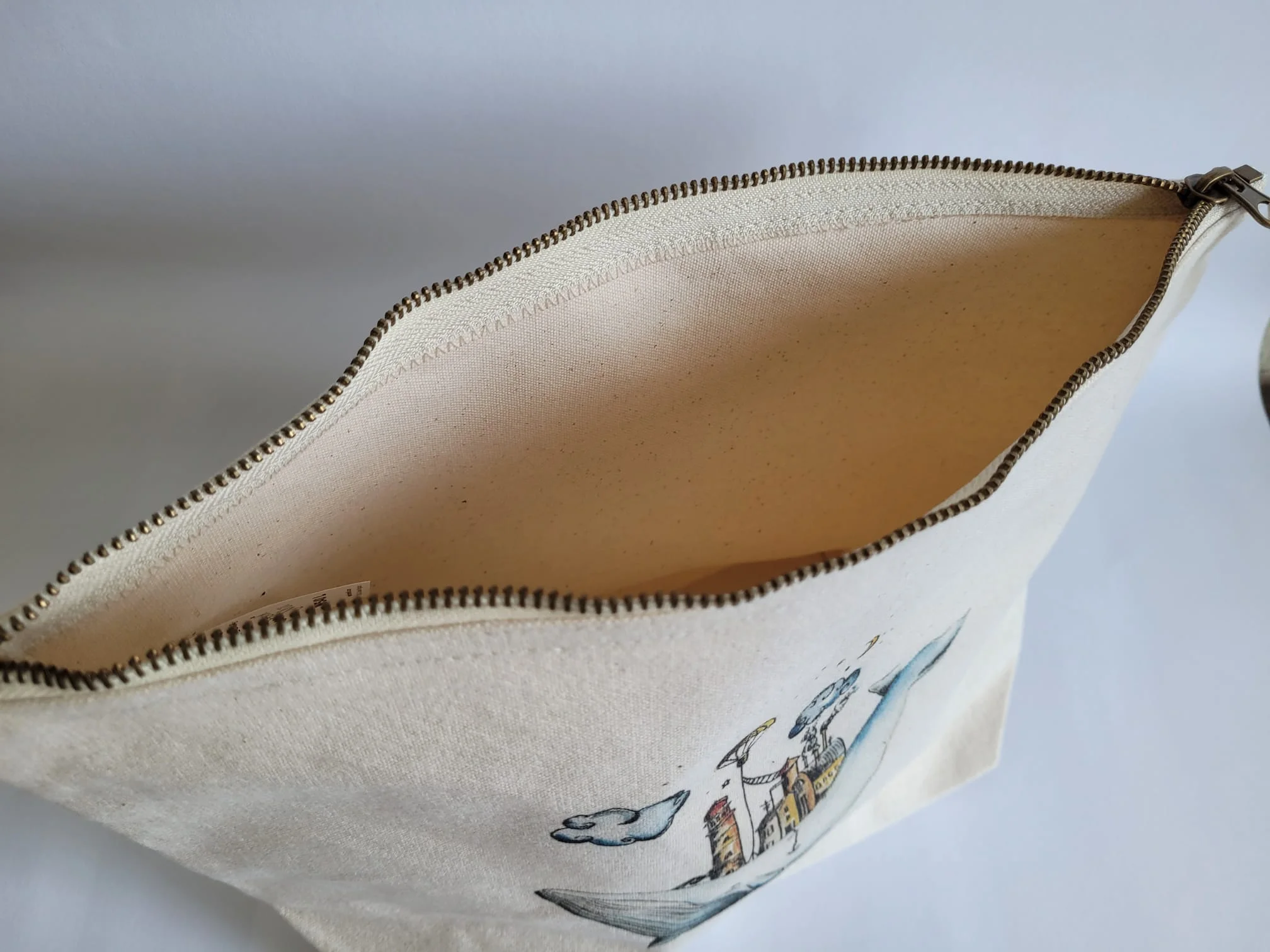 Grande trousse en tissu Baleine – Image 4