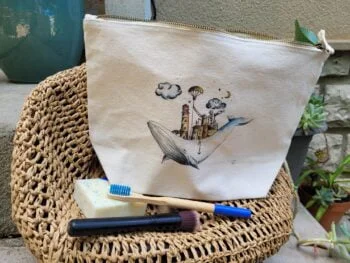 Grande trousse en tissu Baleine