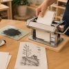 Guirlandes de Noël 41 Gravure sur Tetrapak