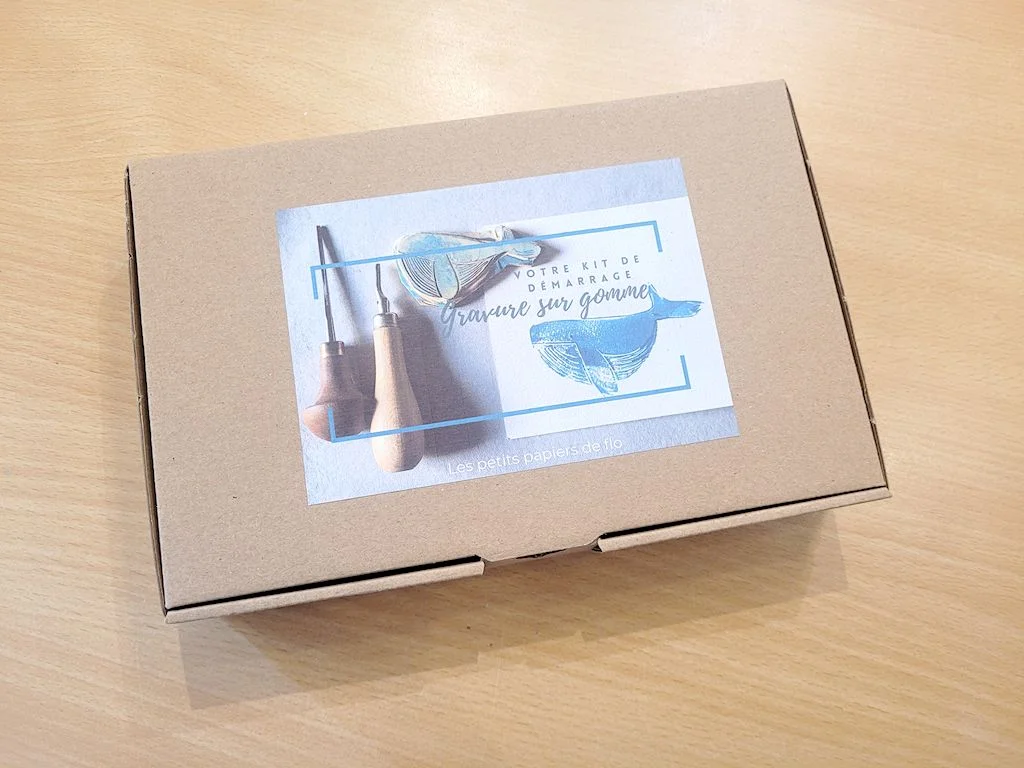 Box de démarrage Gravure Sur Gomme